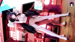 Standing Hot Sex - Teen With Sexy Socks (3D HENTAI)