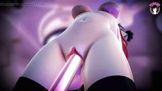 Genshin Impact - Nilou - Huge Dildo Fucked (3D HENTAI)