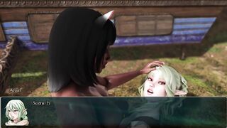 CatGirl Licks Elf until she drips Pussy Juice - Goblin Layer