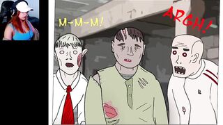 Repaid with a blowjob and sex for saving from zombies