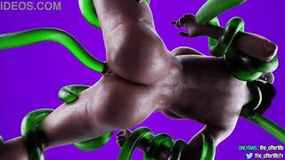 3D Hentai Chun-Li Tentacle Gangbang 4K 60 FPS