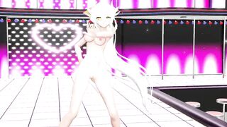 Kiyohime Hentai Dance Fate Grand Order MMD 3D - White Hair Color Edit Smixix