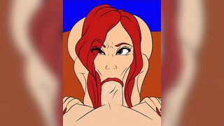 Mini deep throats big dick 2nd animation