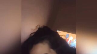 Gorgeous Latina DeepThroats Big White Cock Watching Futurama
