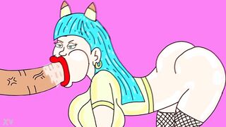Big Ass with Pikachu Cosplay is fucked by Big Cock - Cartoon