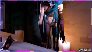 Jinx horny Deepthroat Good Cumshot 4k 60fps