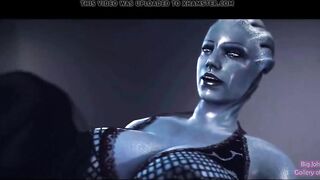Liara, Miranda, and Zoey Futa Threesome