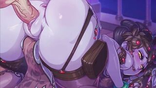 Black Lily Widowmaker Creampie (Animation With Sound)