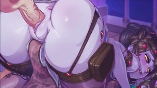 Black Lily Widowmaker Creampie (Animation With Sound)