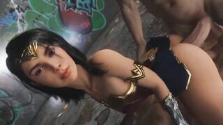Wonder Woman Double Penetration (Animation With Sound)