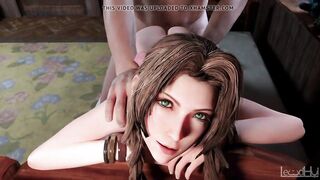 Aerith Bends Over