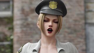 Officer Rachel Blowjob