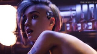 Cyberpunk Judy Alvez Doggystyle (Animation With Sound)