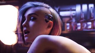 Cyberpunk Judy Alvez Doggystyle (Animation With Sound)