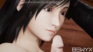 Tifa Giving A Boobjob