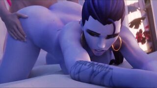 Widowmaker Bends Over