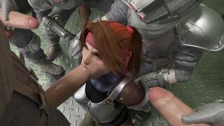 Jessie Rasberry Pleasures Shinra Soldiers