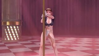 Dead or alive honoka poledance