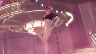 Dead or alive honoka poledance