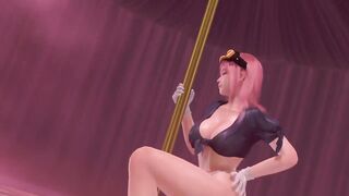 Dead or alive honoka poledance