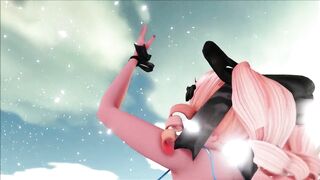 Dancing Makes Big Titted Maiko Horny As Fuck (MMD HMV)