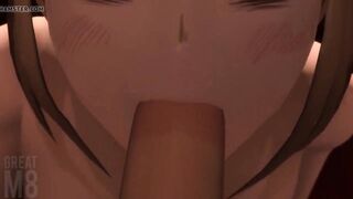 Himiko and Midoriya Facialed