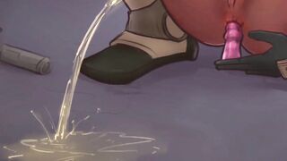 Ebony Mandalorian water sport drawing timelapse