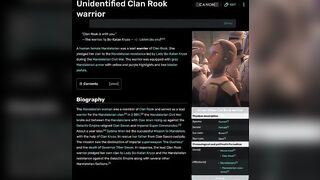 Star Wars Mandalorian Clan Rook Warrior presenting her pussy