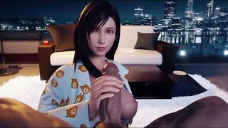 Tifa Lockhart Blowjob & Facial