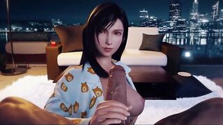 Tifa Lockhart Blowjob & Facial