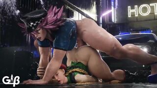 Futanari Poison Fucks Cammy (Animation With Sound)