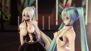 MMD - R-18 Lupin - Feat. Miku & Haku