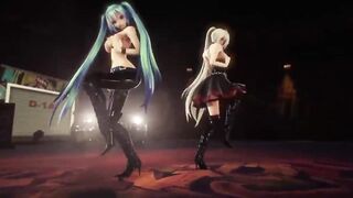 MMD - R-18 Lupin - Feat. Miku & Haku