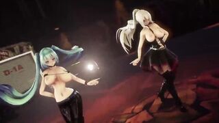MMD - R-18 Lupin - Feat. Miku & Haku