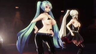 MMD - R-18 Lupin - Feat. Miku & Haku