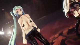 MMD - R-18 Lupin - Feat. Miku & Haku