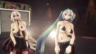 MMD - R-18 Lupin - Feat. Miku & Haku