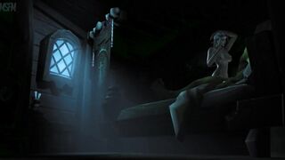 Jaina Proudmoore enjoys Thrall's big orc cock by Zmsfm