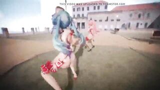 MMD Miku Luka Rin Nurses