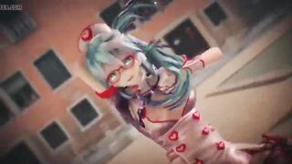 MMD Miku Luka Rin Nurses