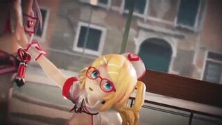 MMD Miku Luka Rin Nurses