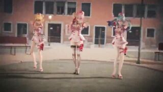MMD Miku Luka Rin Nurses