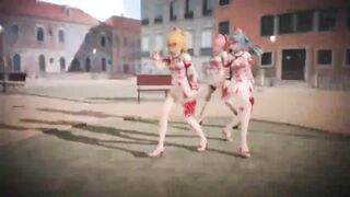 MMD Miku Luka Rin Nurses