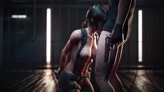 Quiet Hot  Bondage Blowjob