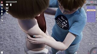 Honey select – two friends before volleyball lesson – lesbian