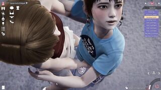 Honey select – two friends before volleyball lesson – lesbian