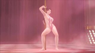 Dead or alive momiji poledance
