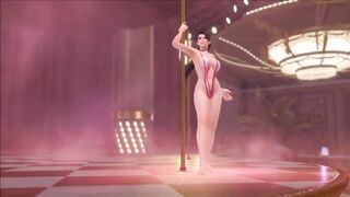 Dead or alive momiji poledance