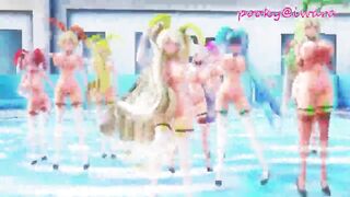 MMD - Vocaloid - One, Two, Three