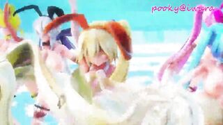 MMD - Vocaloid - One, Two, Three